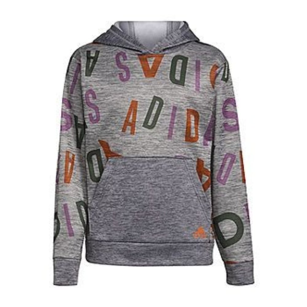 NWT Adidas Lineage Love Heather Boys (14-16) Pullover Hoodie